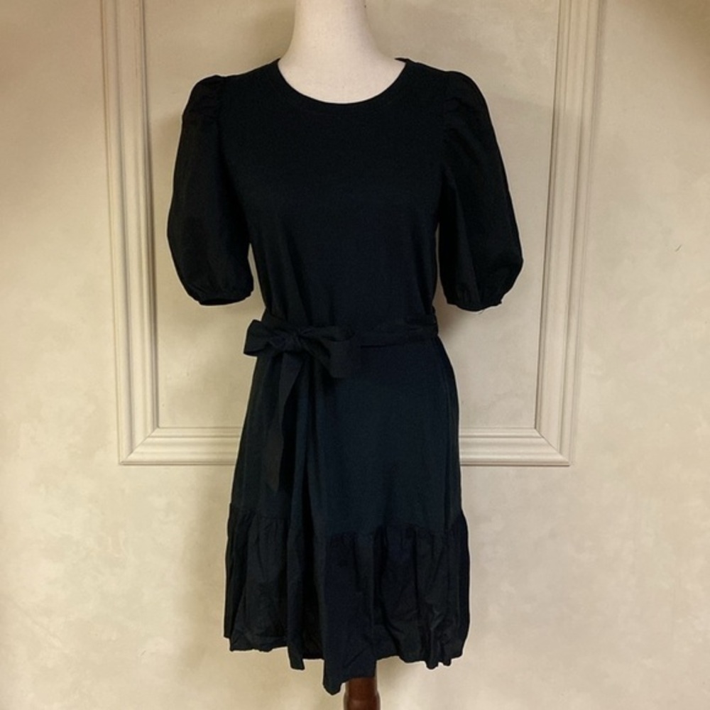 New! Evereve Nation LTD - Evangeline Belted Mini in Jet Black Medium